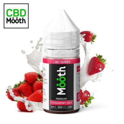 Strawberry Milk CBD 500mg.-1000mg. eliquid by Mooth